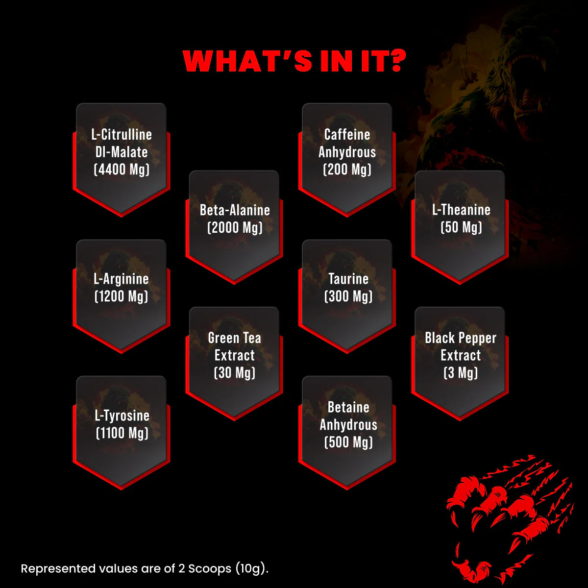 BIG MUSCLES KARNAGE PRE WORKOUT 60SERVINGS FRUIT PUCH FLAVOUR