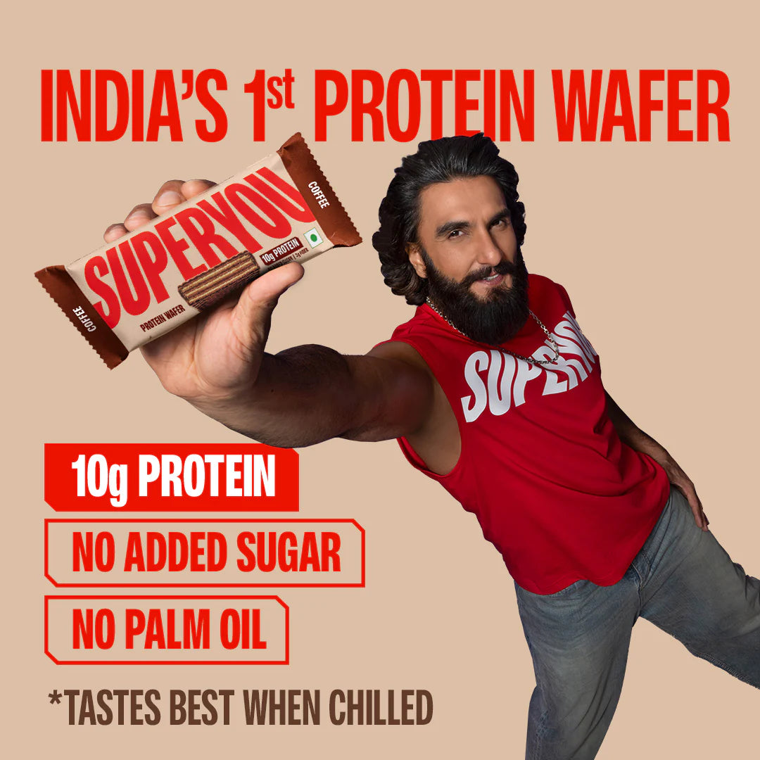 COFFEE PROTEIN WAFER - PACK OF 10