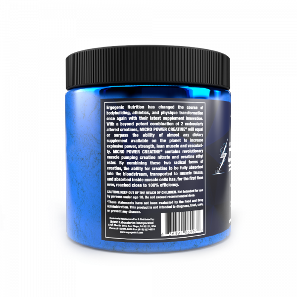 ERGOGENIC NUTRITION®MICRO POWER®- CREATINE~300GM(100 Servings)