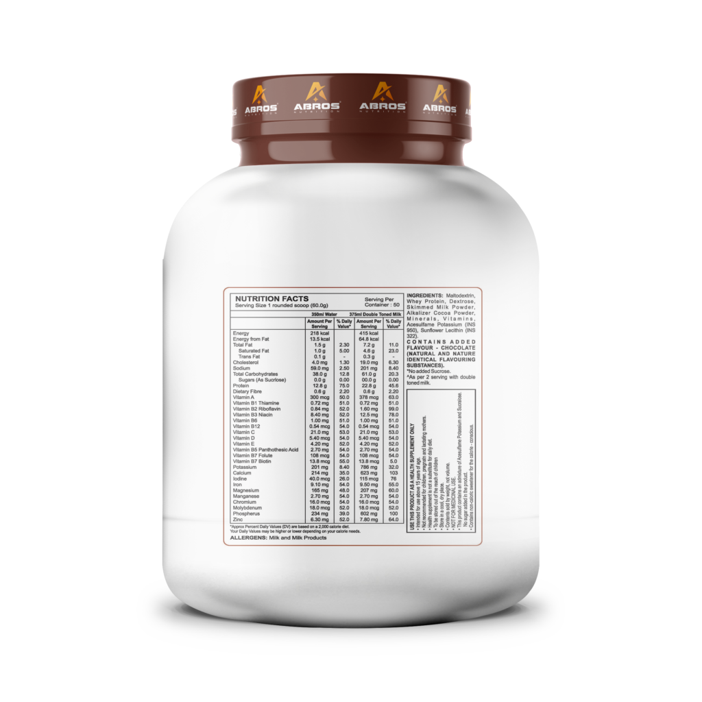 Anabolic Mass – Abros Nutrition 3kg 50servings Free shaker & delivery ⚡ offer price