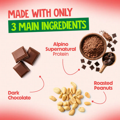 ALPINO High Protein Dark Chocolate Peanut Butter Crisp