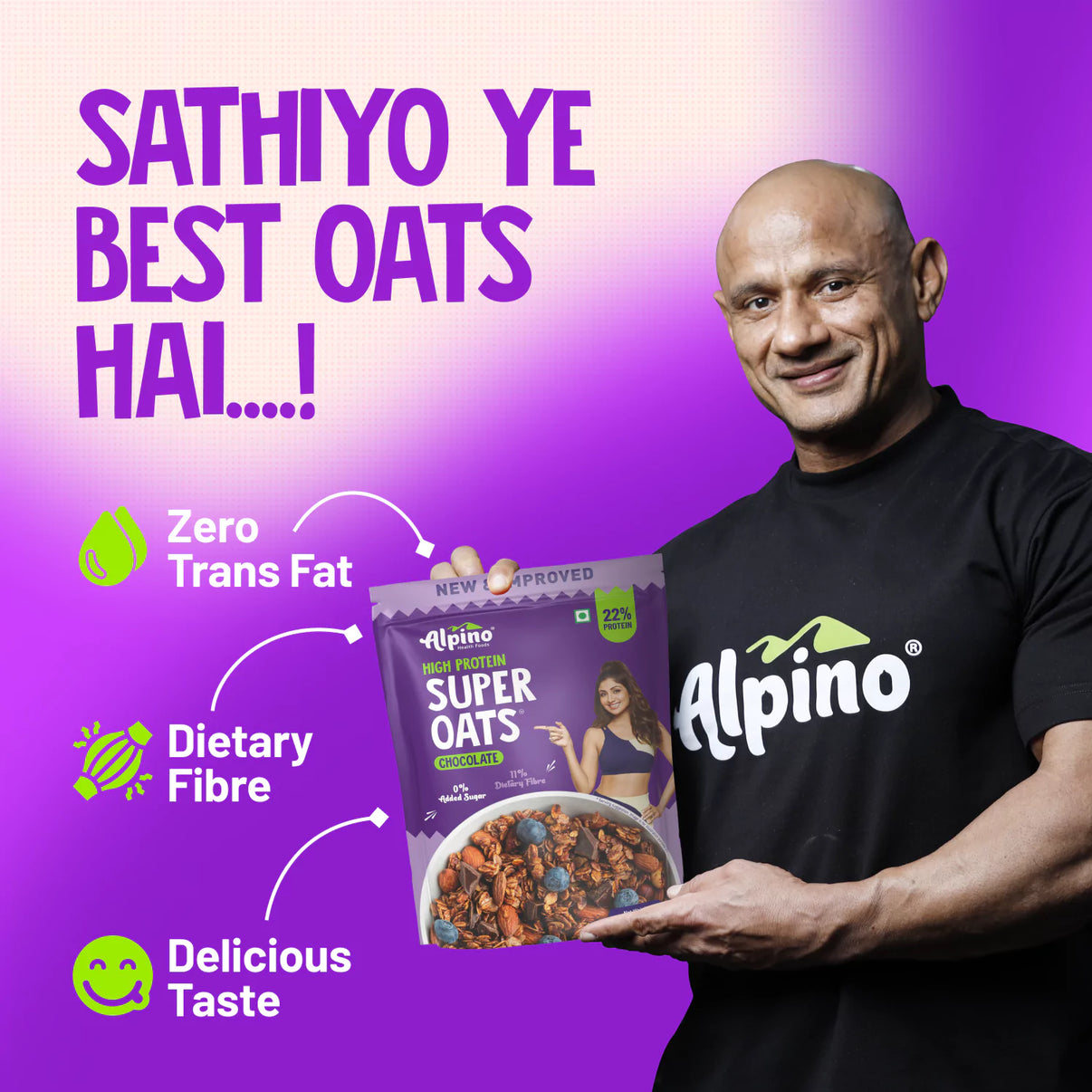 ALPINO OATS HIGH PROTEIN