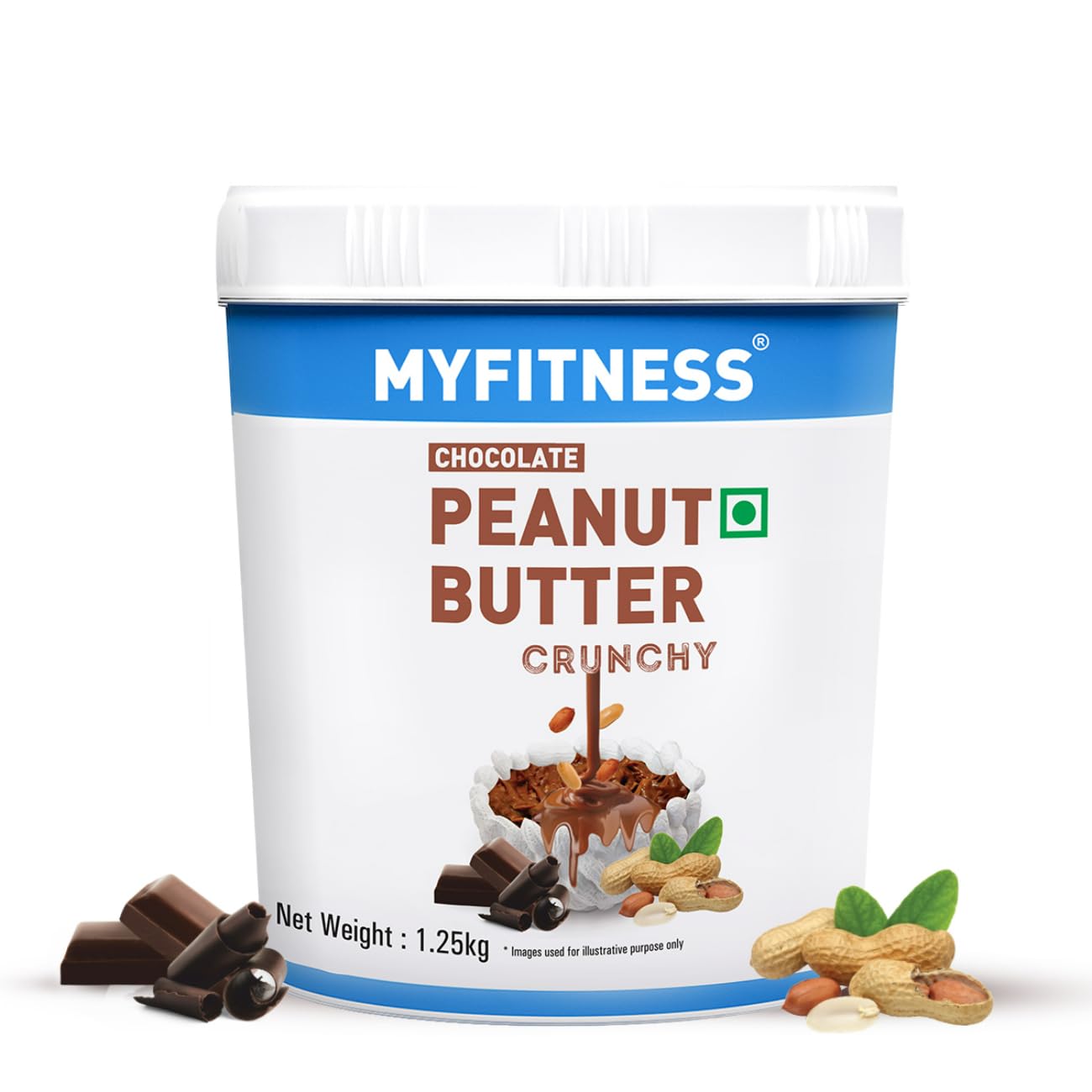 Myfitness pb 1.25kg chocolate crunchy