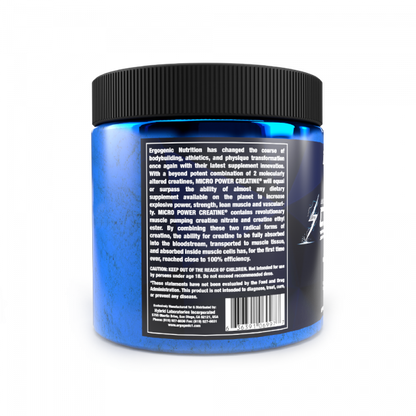 ERGOGENIC NUTRITION®MICRO POWER®- CREATINE~300GM(100 Servings)