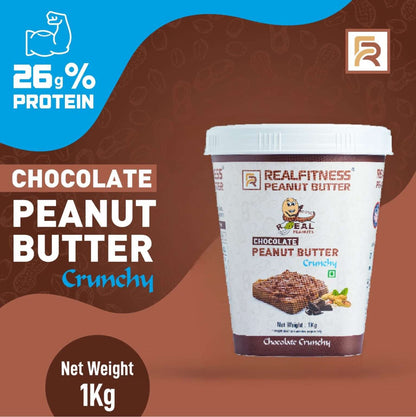 REAL FITNESS PEANUT BUTTER 1KG DARK 😋 CHOCOLATE 🍫 HIGH PROTEIN 💪🏻