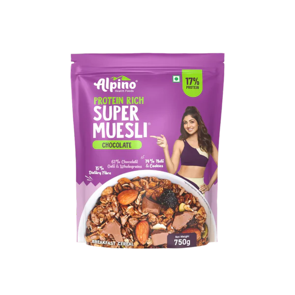 SUPER MUESLI CHOCOLATE 400GMS