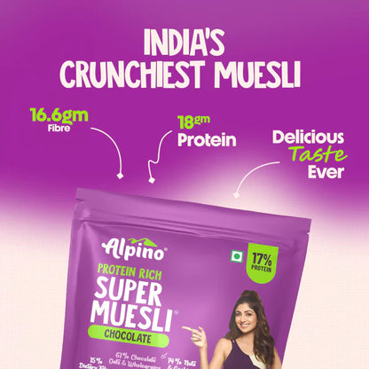 SUPER MUESLI CHOCOLATE 400GMS