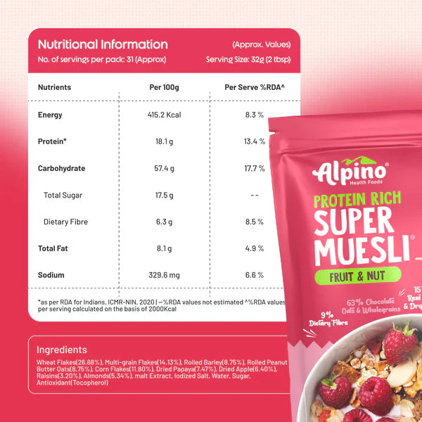 SUPER MUESLI FRUIT & NUT