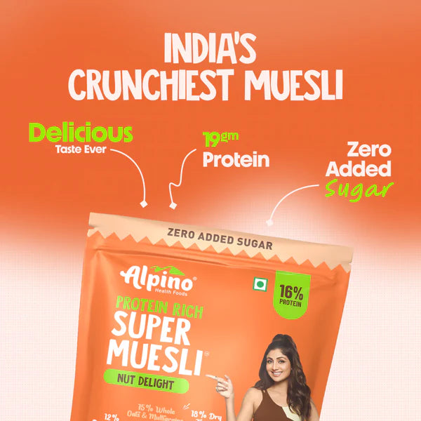 SUPER MUESLI ZERO ADDED SUGAR