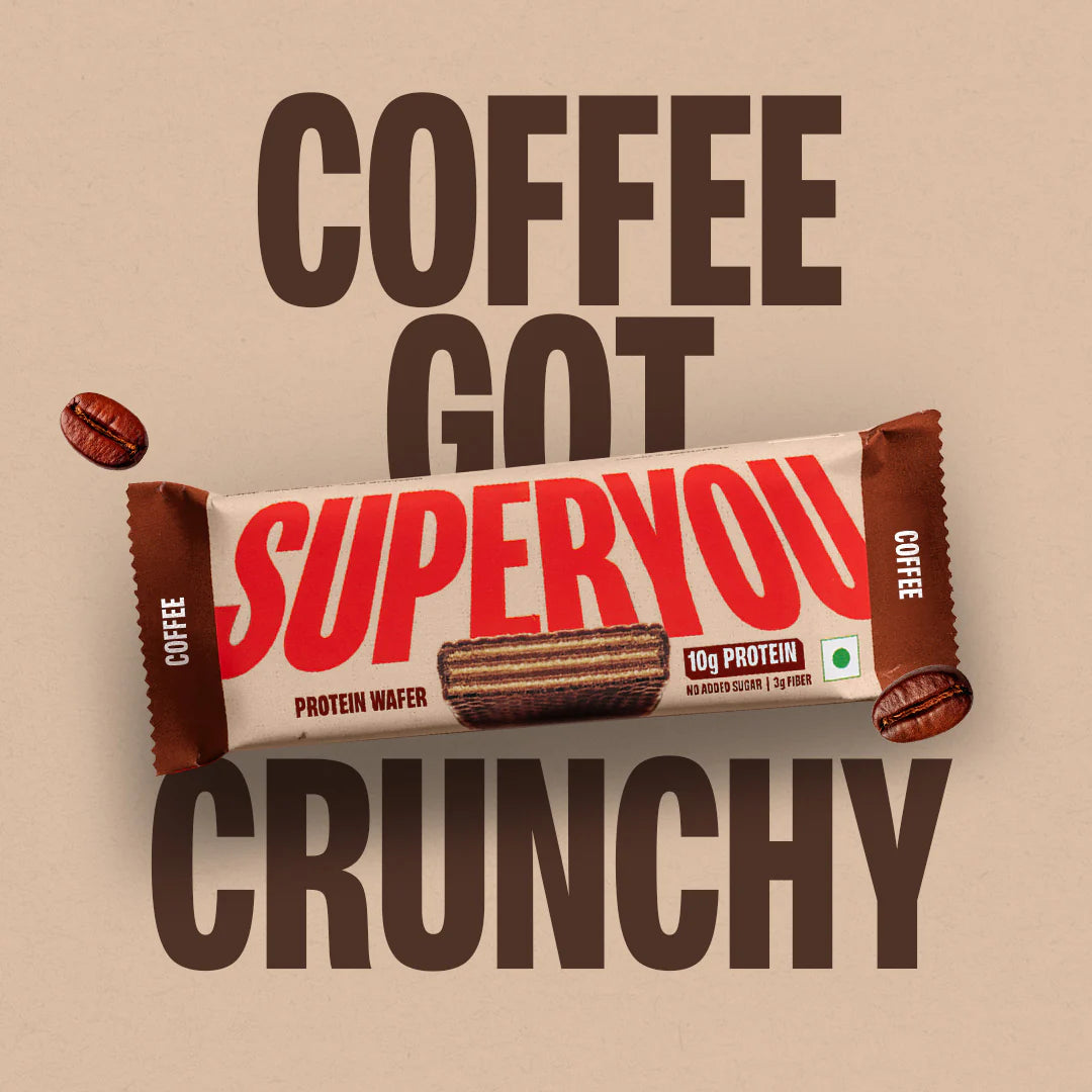 COFFEE PROTEIN WAFER - PACK OF 10
