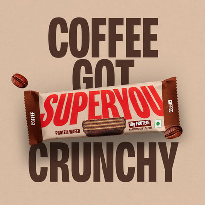 COFFEE PROTEIN WAFER - PACK OF 10