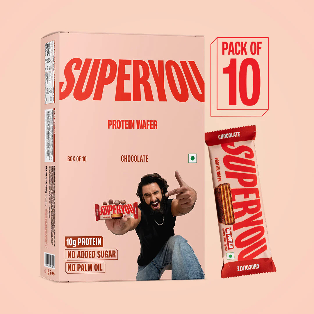 CHOCOLATE PROTEIN WAFER — PACK OF 10
