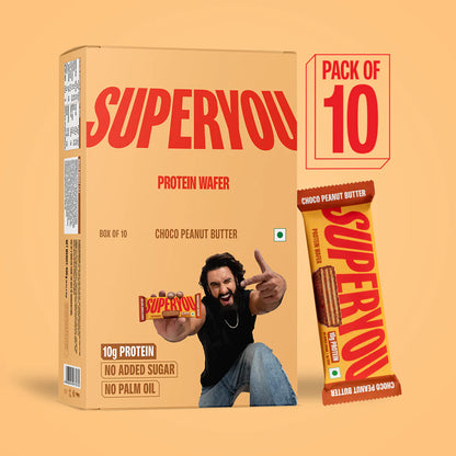 CHOCO PEANUT BUTTER PROTEIN WAFER — PACK OF 10