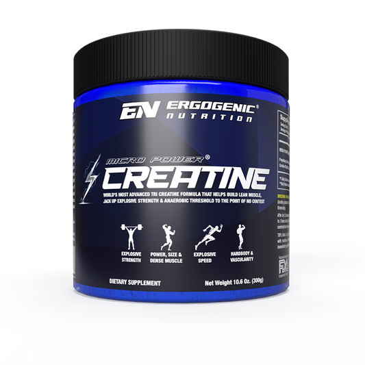 ERGOGENIC NUTRITION®MICRO POWER®- CREATINE~300GM(100 Servings)