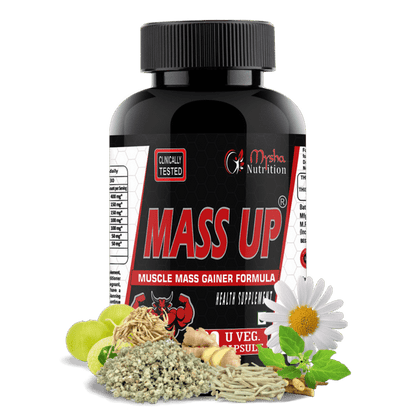 Mysha Nutrition Mass Up | Weight Gainer Capsule | Muscle Mass Gainer Formula