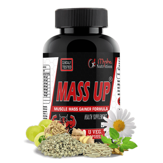 Mysha Nutrition Mass Up | Weight Gainer Capsule | Muscle Mass Gainer Formula