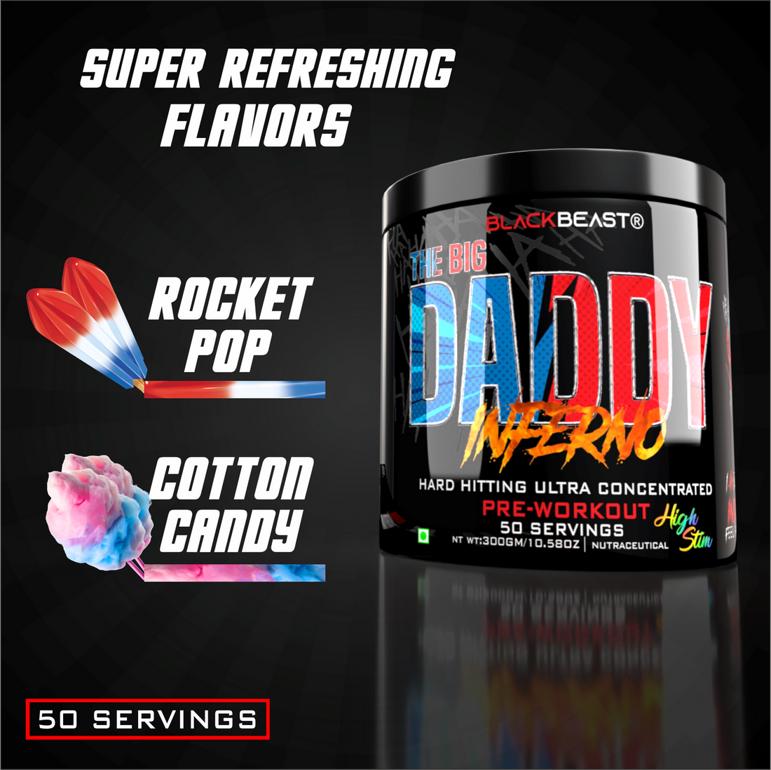 BLACK BEAST BIG DADDY INTENSE 🔥PRE WORKOUT 💪🏻