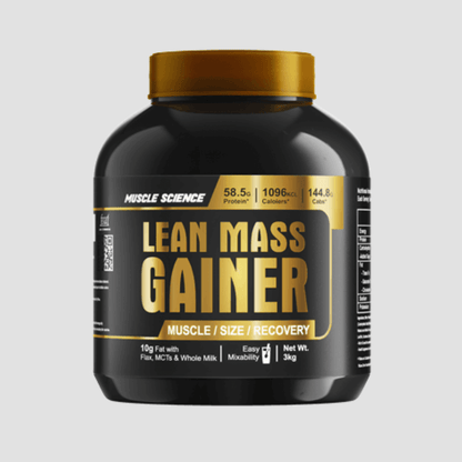 MUSCLE SCIENCE LEAN MASS GAINER 3KG HIGHT QUALITY PROTEIN GAINER IN OFFER PRICE