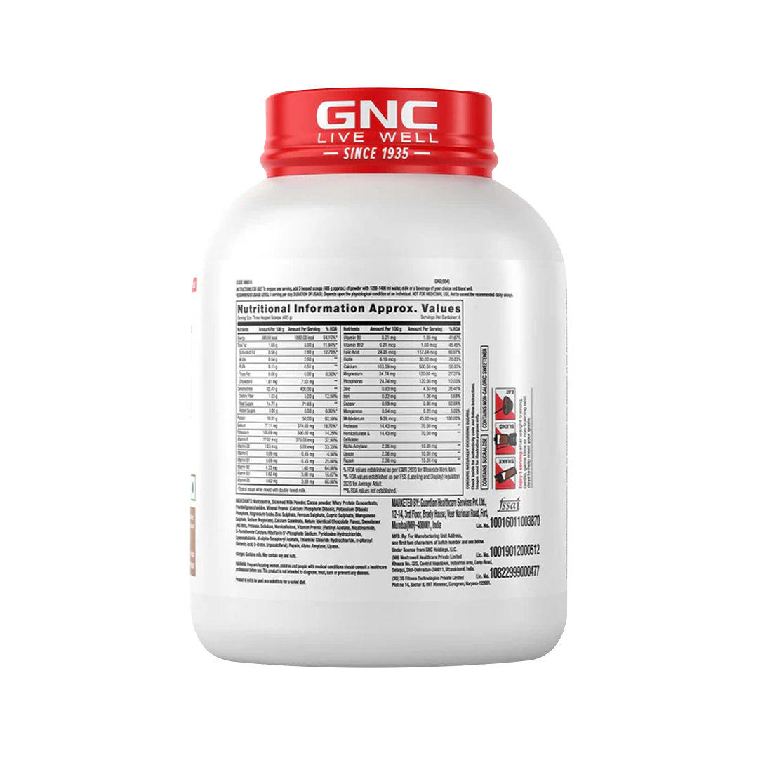 GNC WEIGHT GAINER 5KG testing