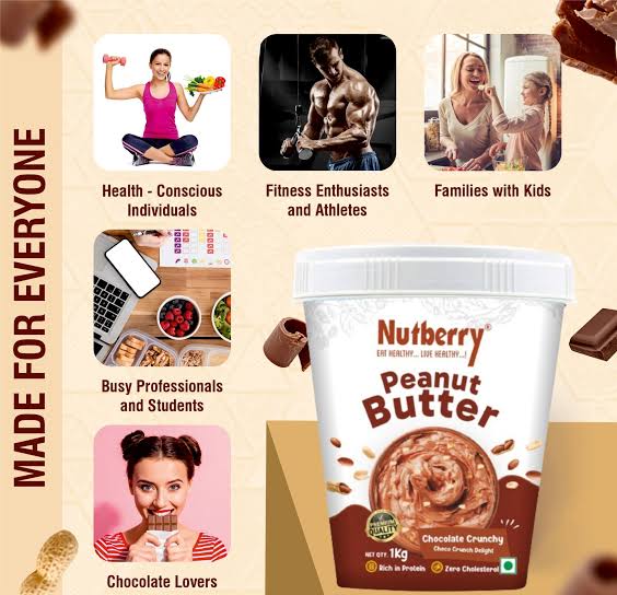 NUTBERRY PB BUY 1 GET 1 OFFER CHOCOLATE CRUNCHY 1 KG