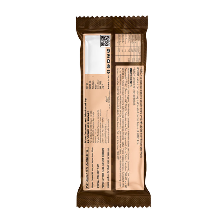 MuscleScience Protein Bar box of 6 – Chocolate Almond Crunch | 10g Protein