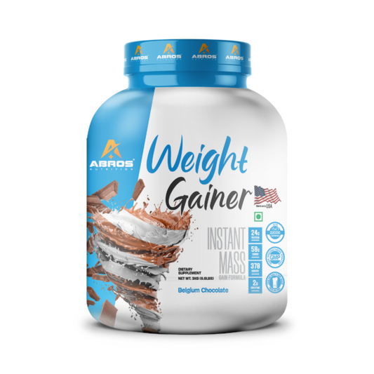 Weight gainer 30scoops – Abros Nutrition 3kg Free shaker & delivery ⚡offer price
