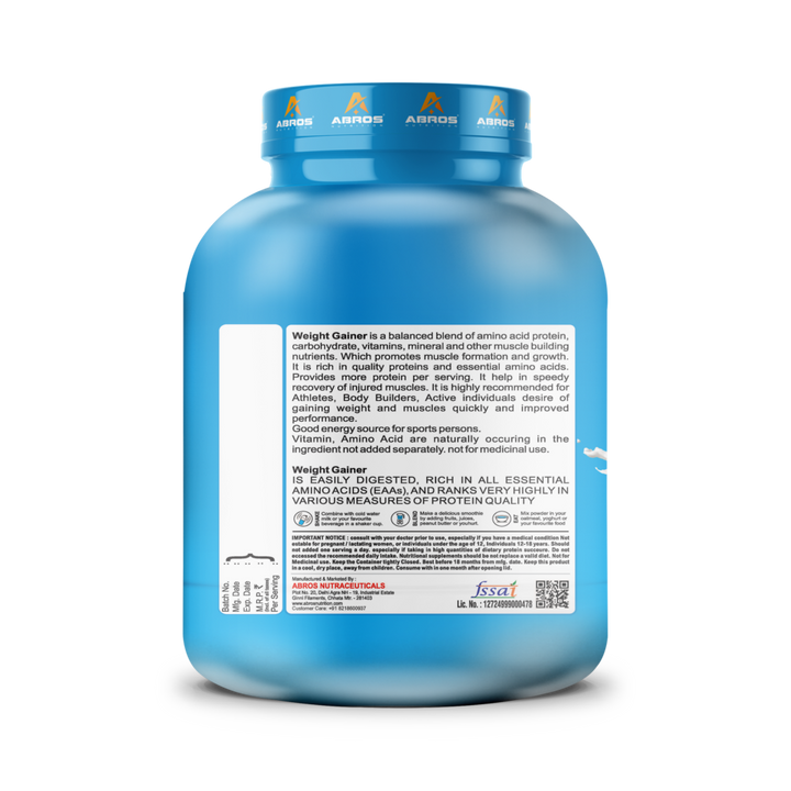 Weight gainer 10scoops – Abros Nutrition 1kg